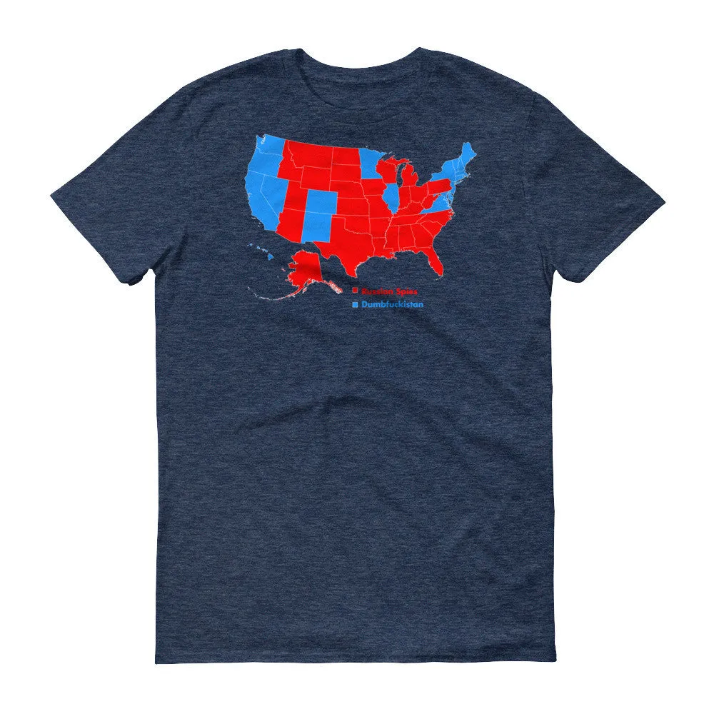 2016 Electoral Map According to the Internet Shirts