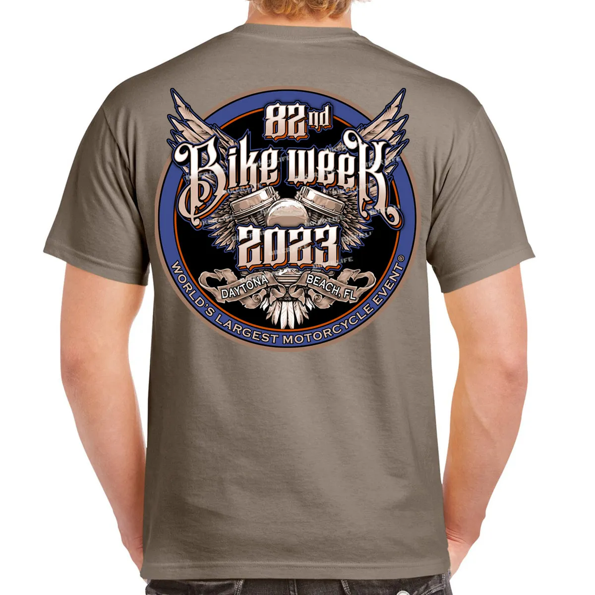 2023 Bike Week Daytona Beach Official Logo T-Shirt