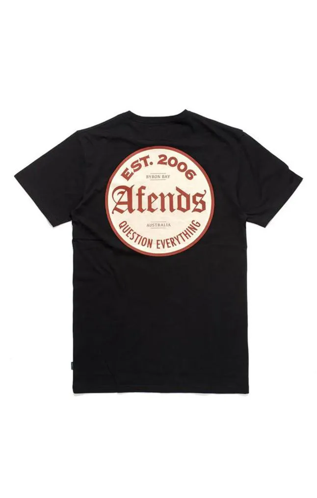 Afends Mens Bottles - Tall Fit Tee