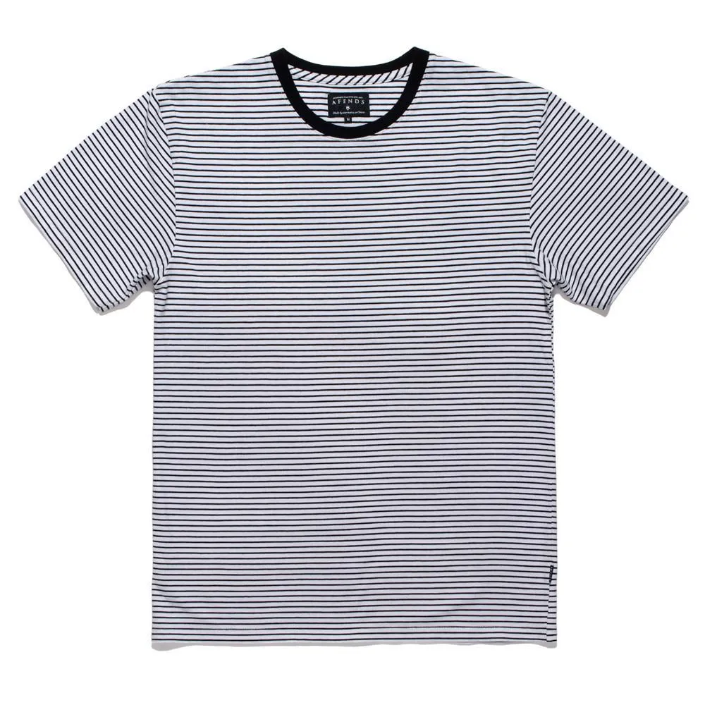 Afends Mens Crucial - Stripe Tee