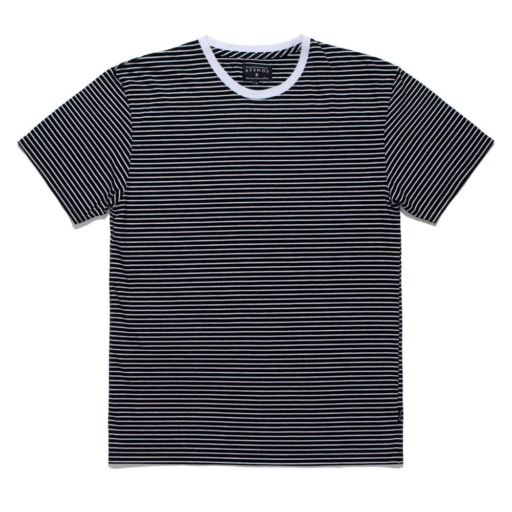 Afends Mens Crucial - Stripe Tee