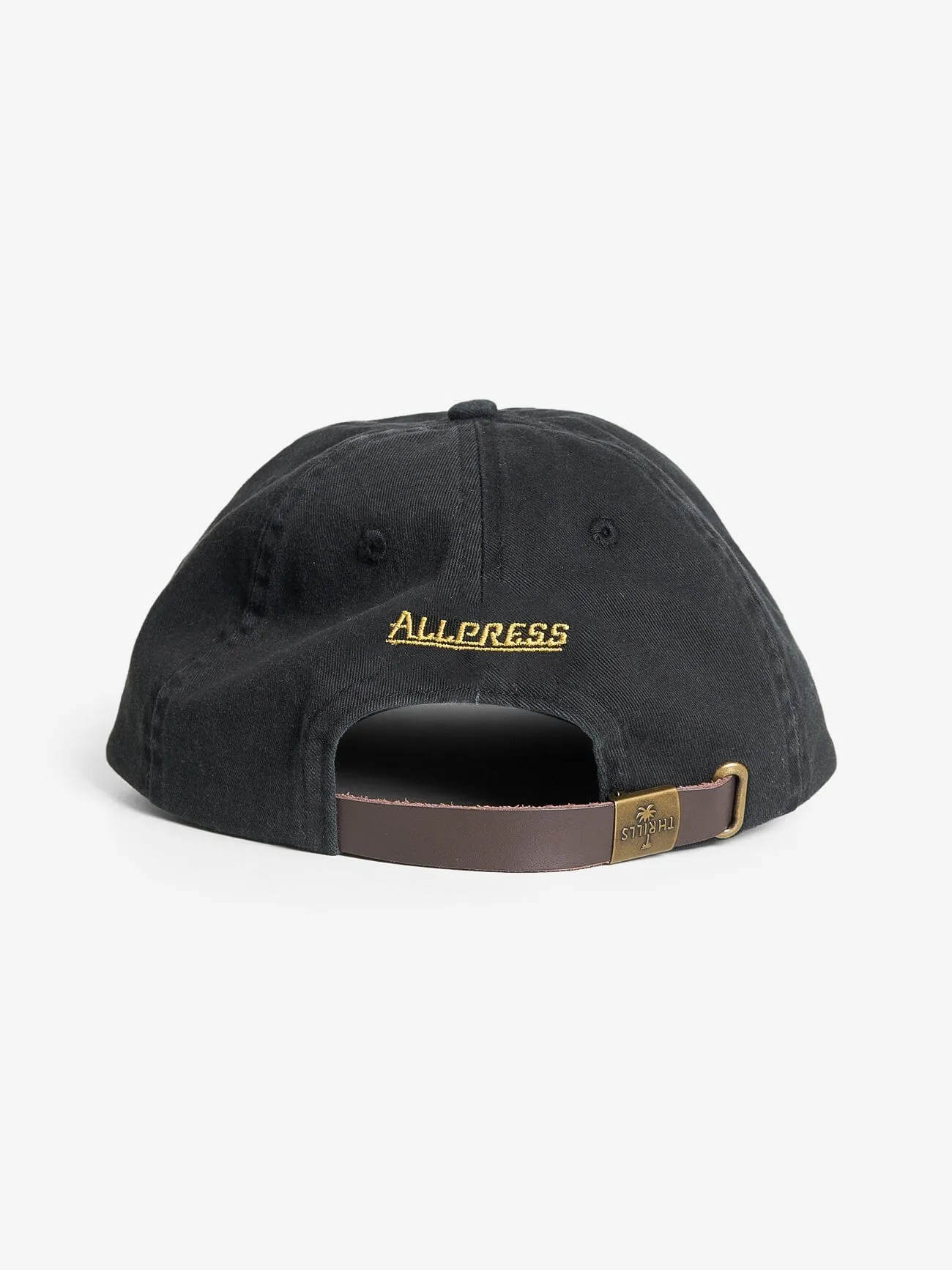 Allpress X Thrills Great Minds Drink Alike 6 Panel Cap - Black