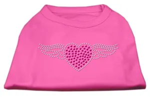 Aviator Rhinestone Shirt Bright Pink S (10)