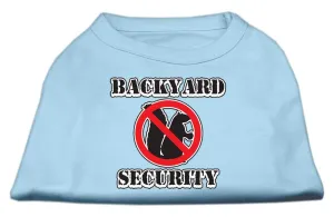 Backyard Security Screen Print Shirts Baby Blue M (12)