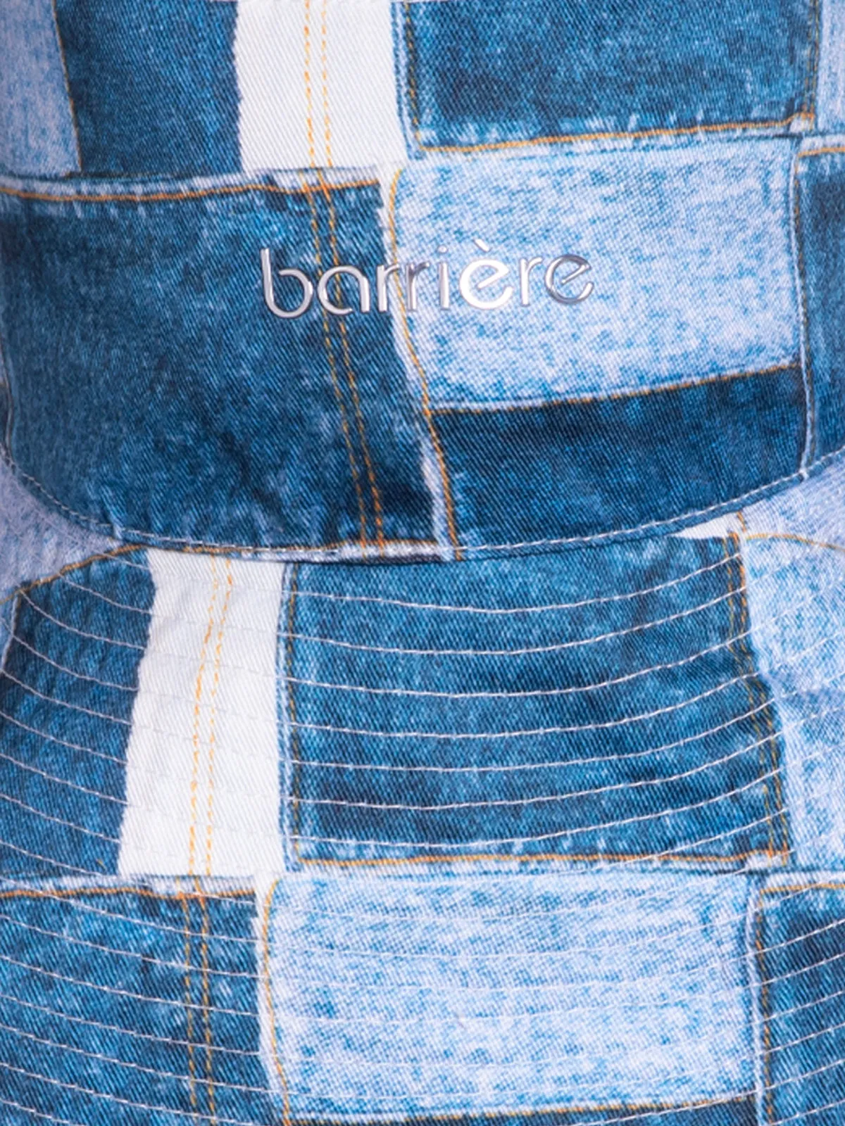 Barriére Denim Print Sun Hat