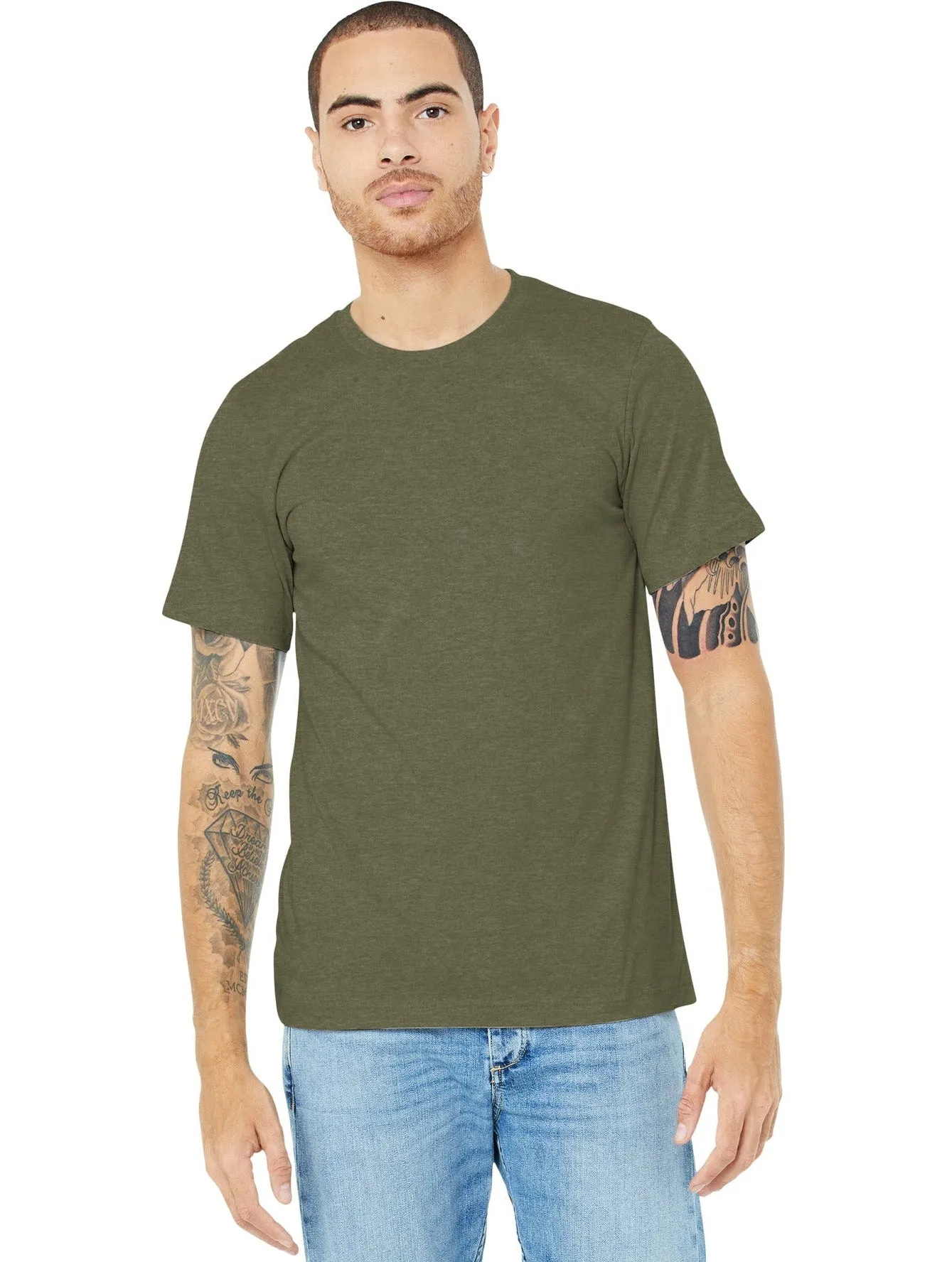 Bella Canvas Heather CVC Short Sleeve Tee