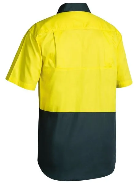 Bisley Hi Vis Cool Lightweight Drill Shirt - Short Sleeve (BS1895)