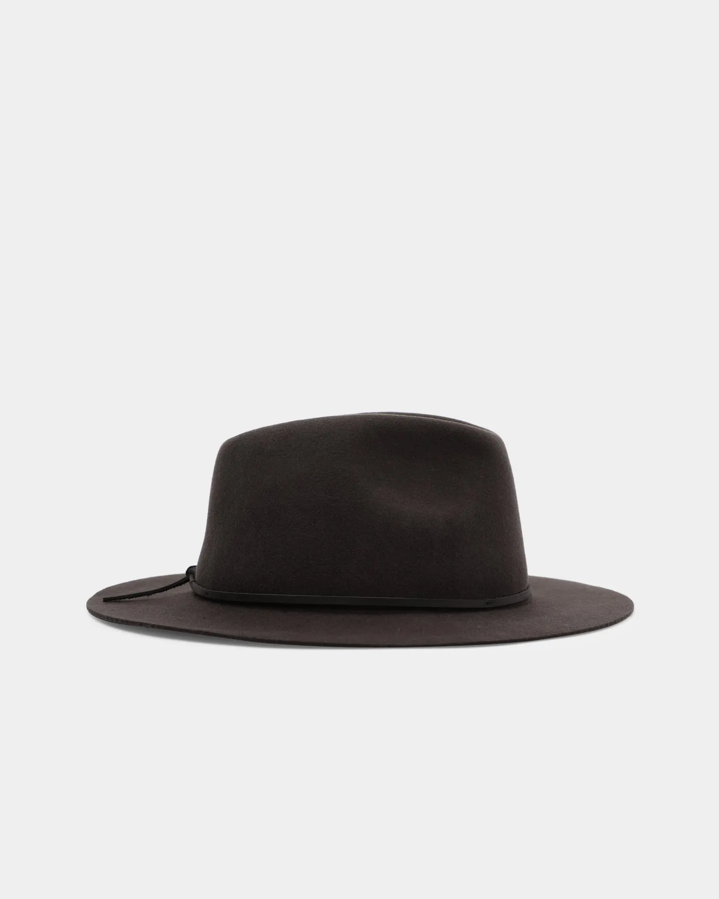 Brixton Wesley Packable Fedora Washed Black