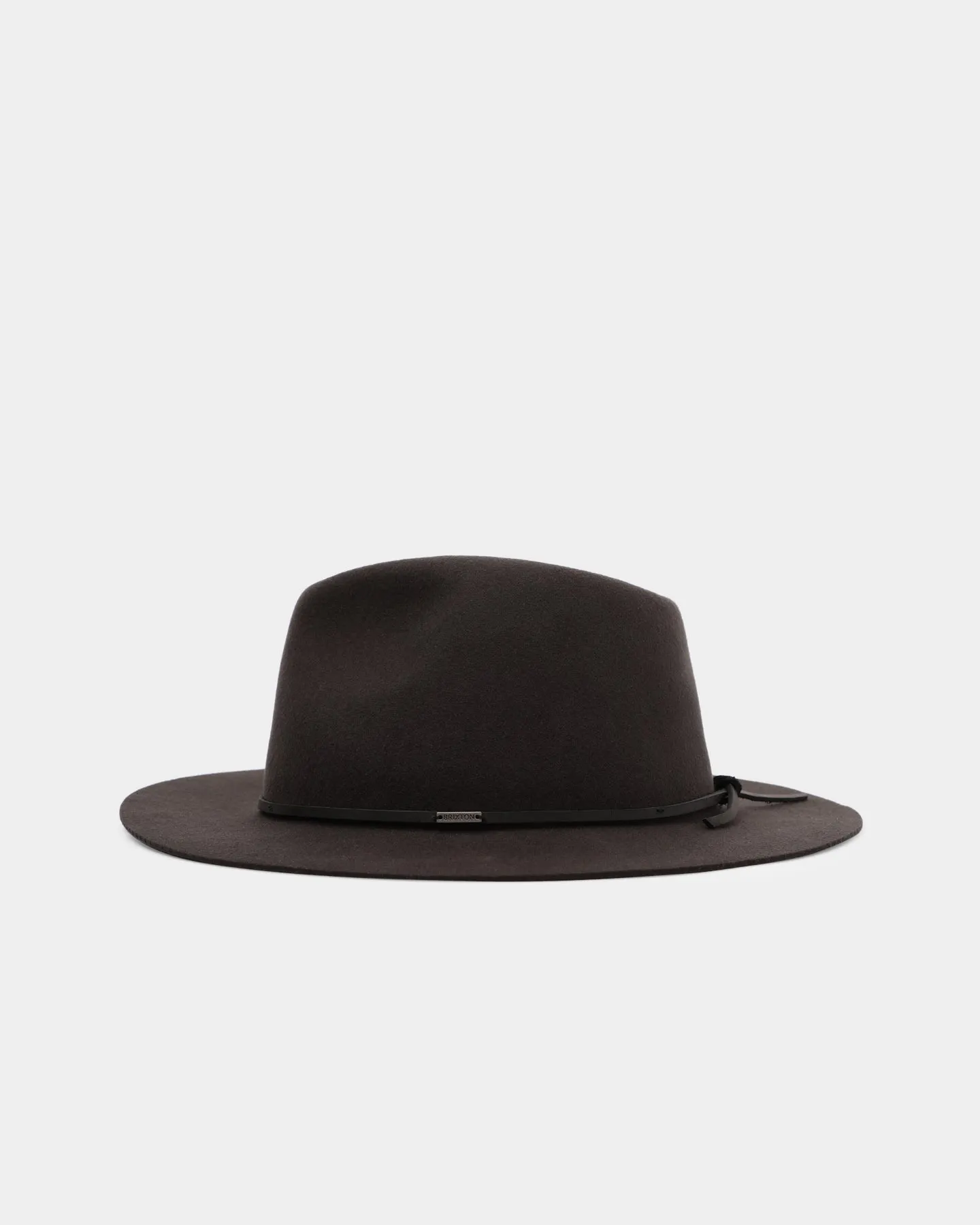 Brixton Wesley Packable Fedora Washed Black