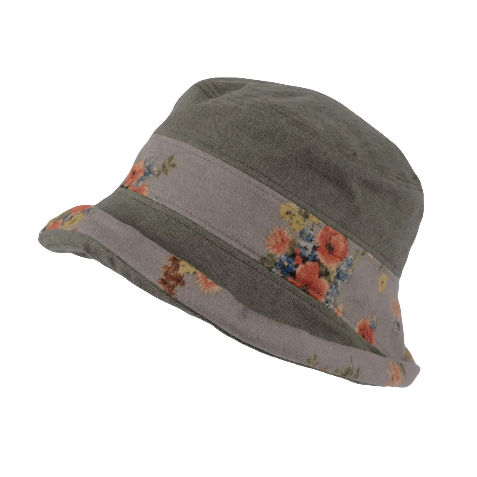 Bucket Hat Packable Floral Fall Winter Women Lady Cap SLB1233