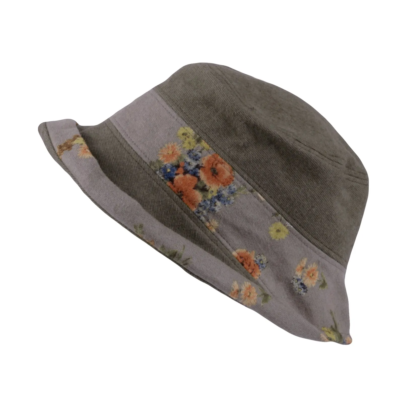 Bucket Hat Packable Floral Fall Winter Women Lady Cap SLB1233