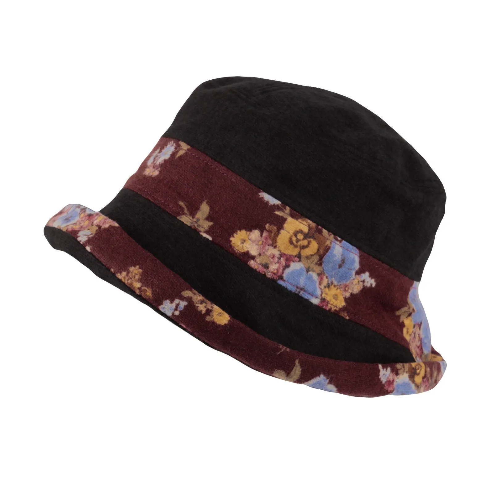 Bucket Hat Packable Floral Fall Winter Women Lady Cap SLB1233