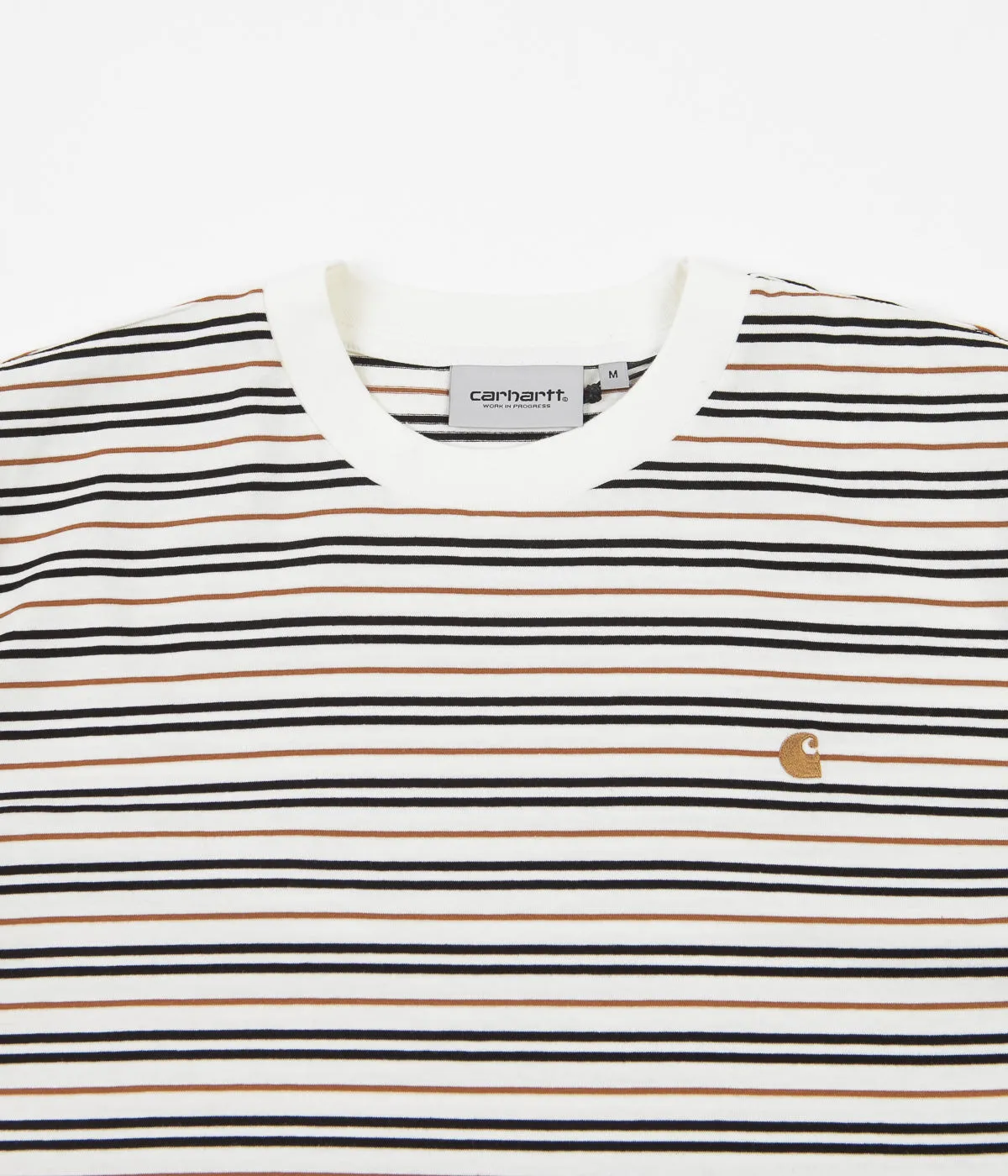 Carhartt Akron T-Shirt - Akron Stripe / Wax