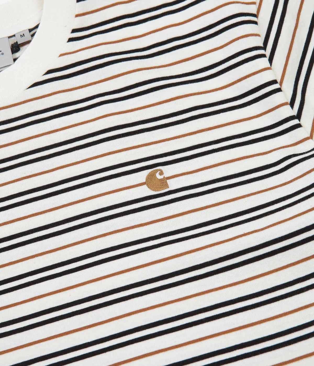 Carhartt Akron T-Shirt - Akron Stripe / Wax