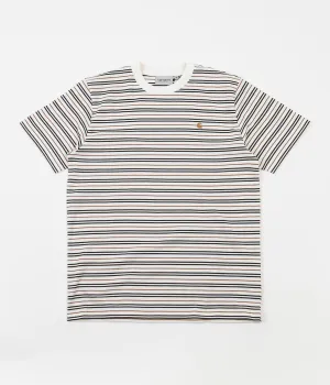 Carhartt Akron T-Shirt - Akron Stripe / Wax