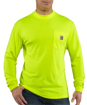 Carhartt Force Hi-Vis Long-Sleeve T-Shirt - Bright Lime