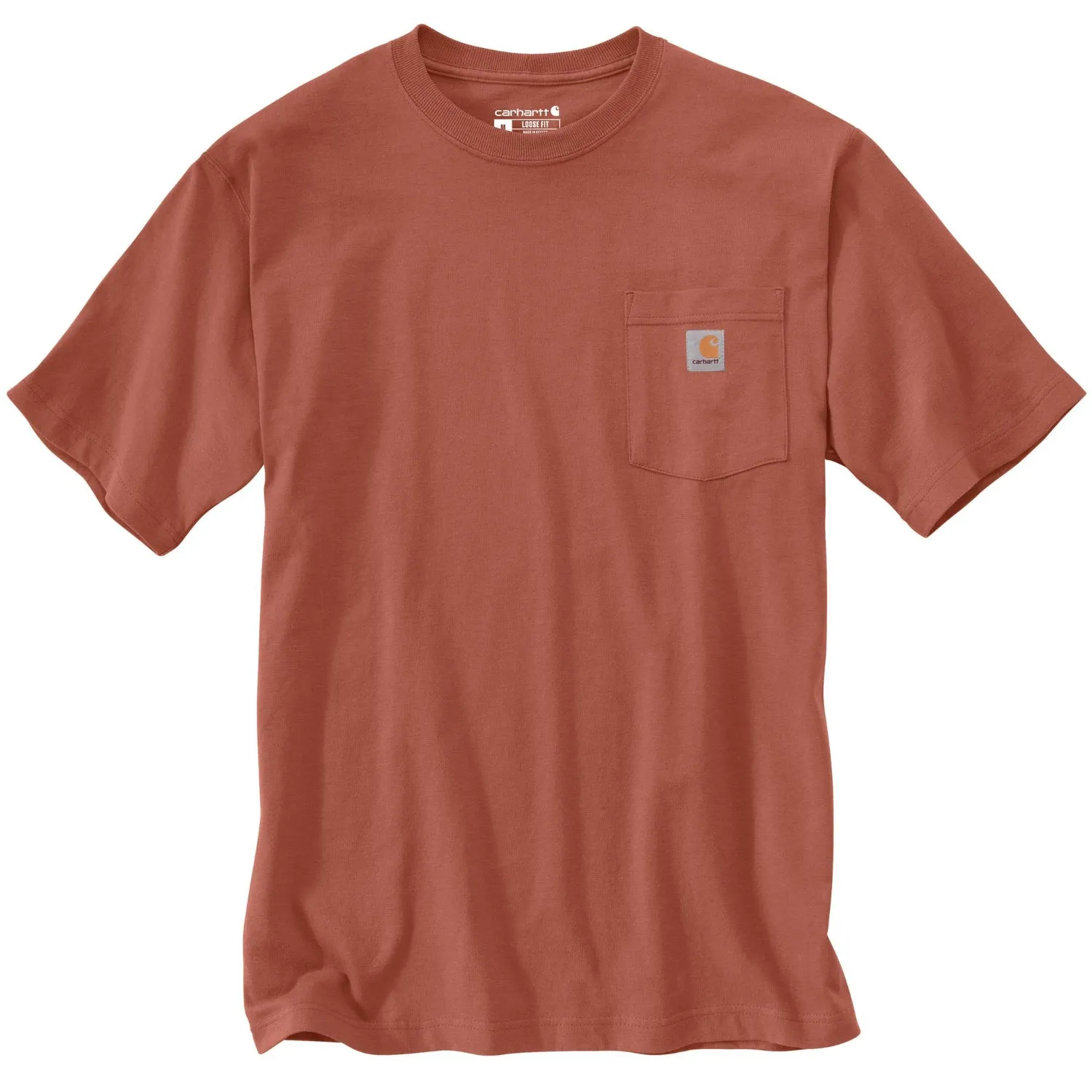 Carhartt Men's Short Sleeve Pocket T-Shirt_Terracotta