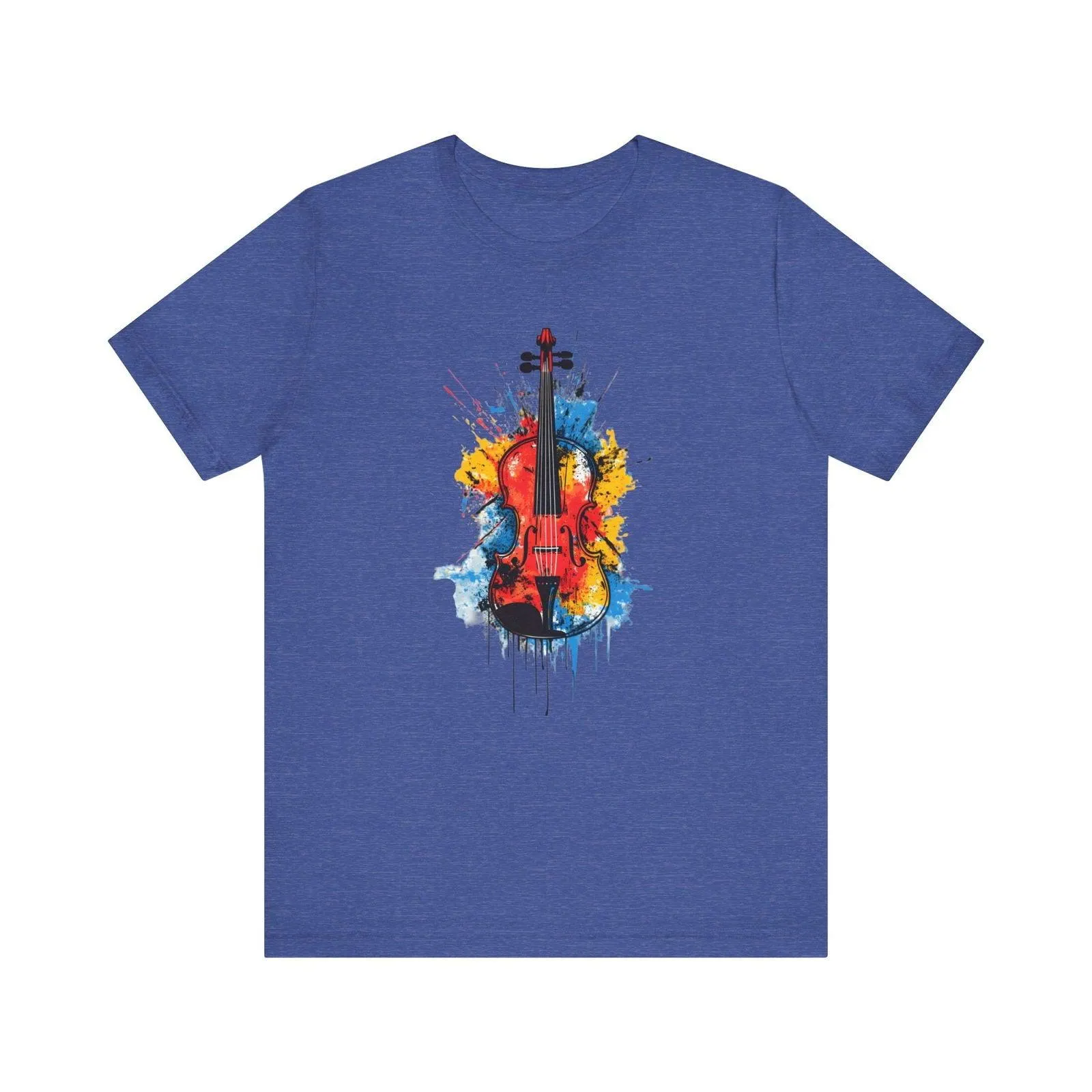 Classic Vibrant Violin T Shirt