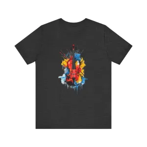 Classic Vibrant Violin T Shirt