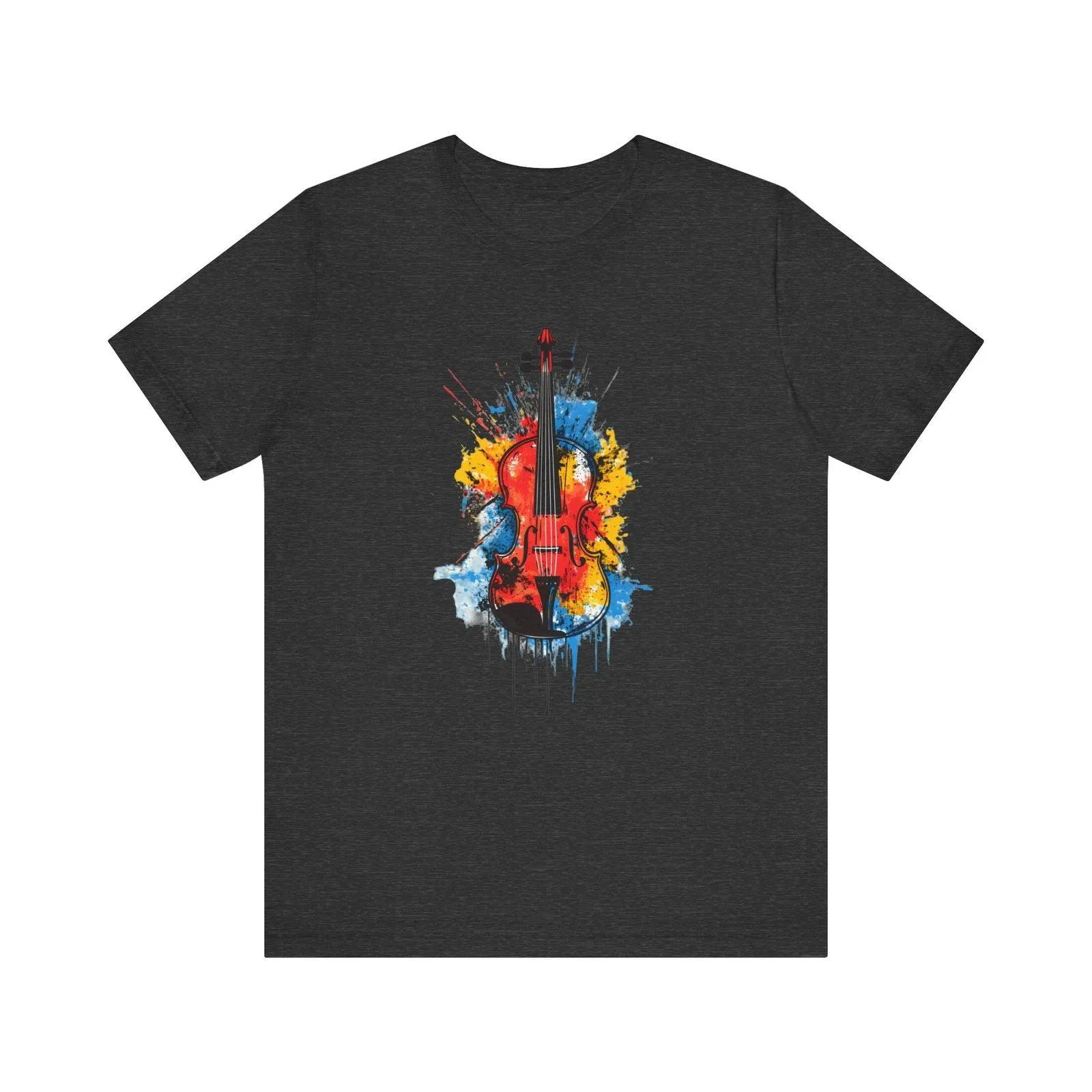 Classic Vibrant Violin T Shirt