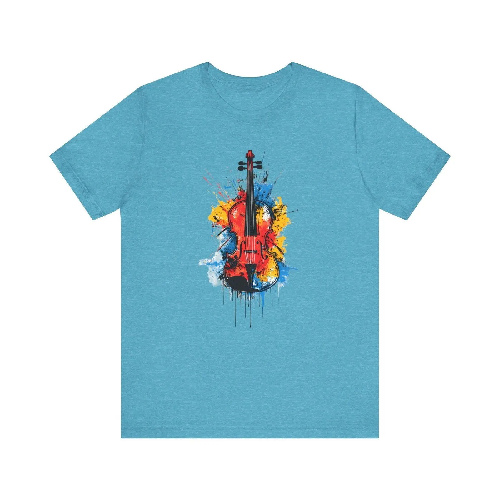 Classic Vibrant Violin T Shirt