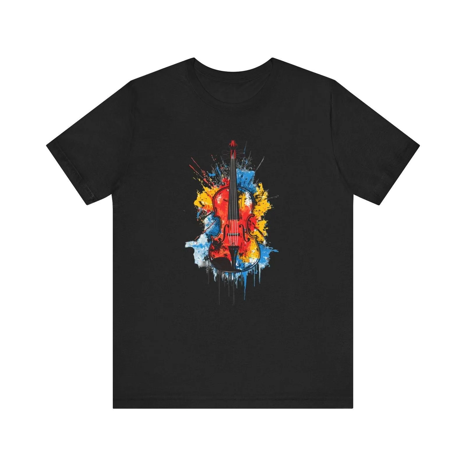 Classic Vibrant Violin T Shirt