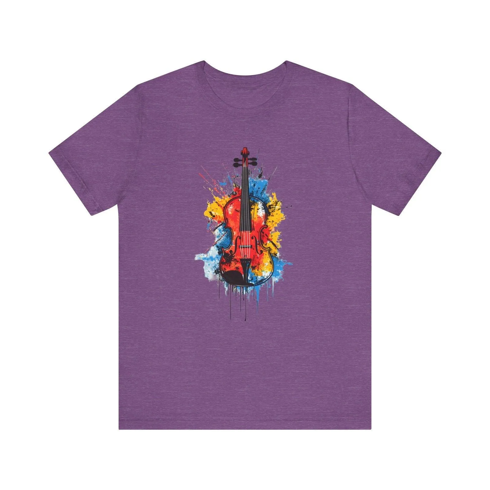 Classic Vibrant Violin T Shirt