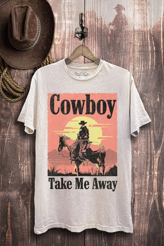 Cowboy Take Me Away Graphic Top