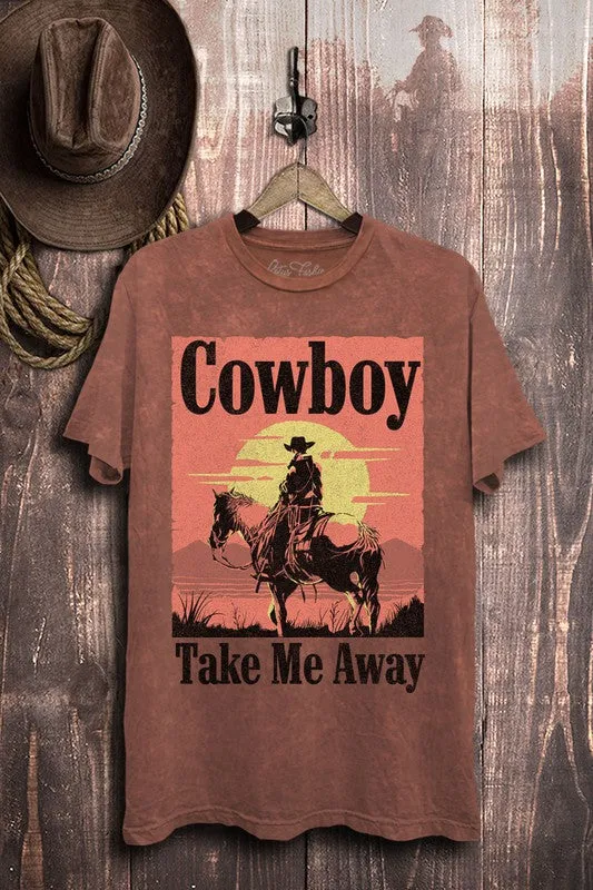 Cowboy Take Me Away Graphic Top