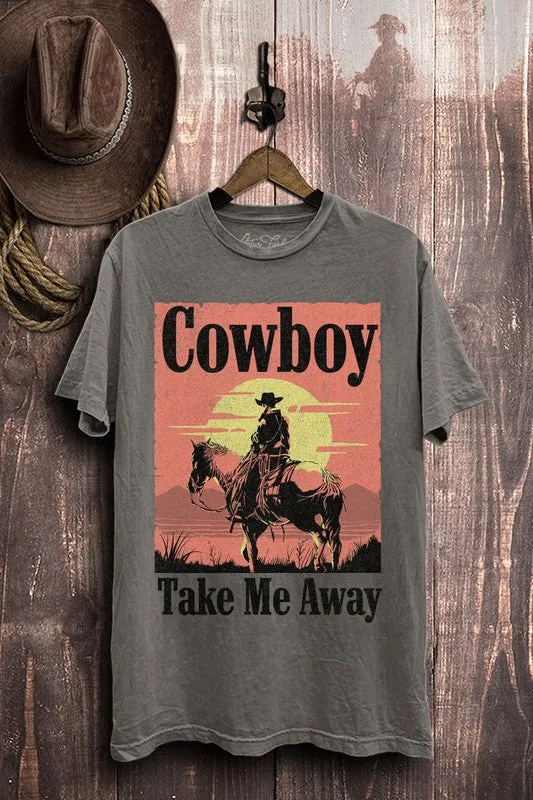 Cowboy Take Me Away Graphic Top