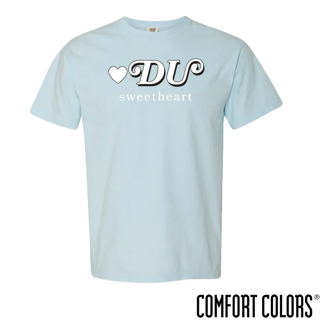 Delta Upsilon Comfort Colors Retro Sweetheart Tee