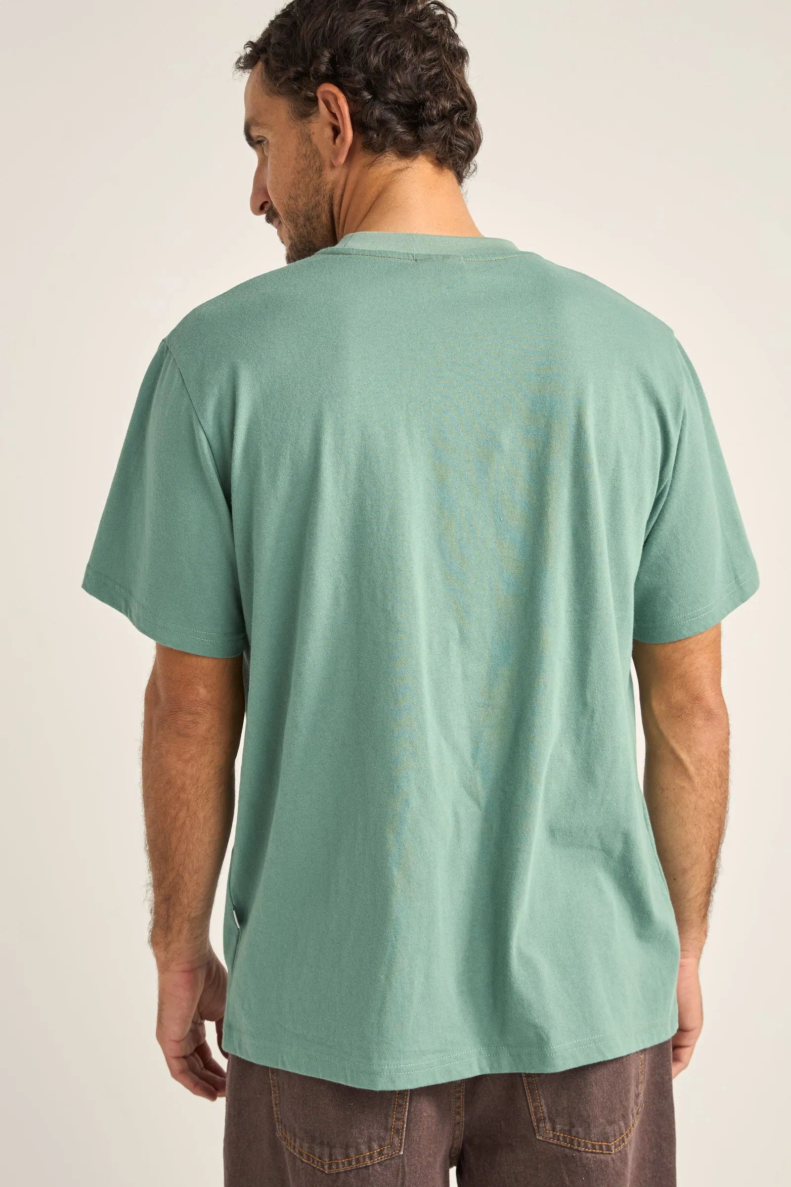 Elliptic Printed Vintage Ss T-Shirt Vintage Green