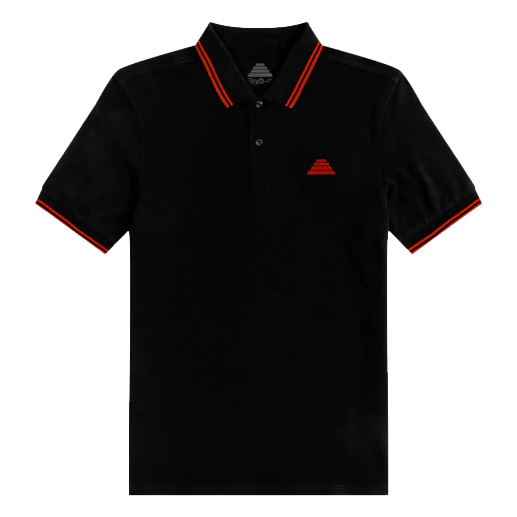 Energy Dome Black Polo Shirt