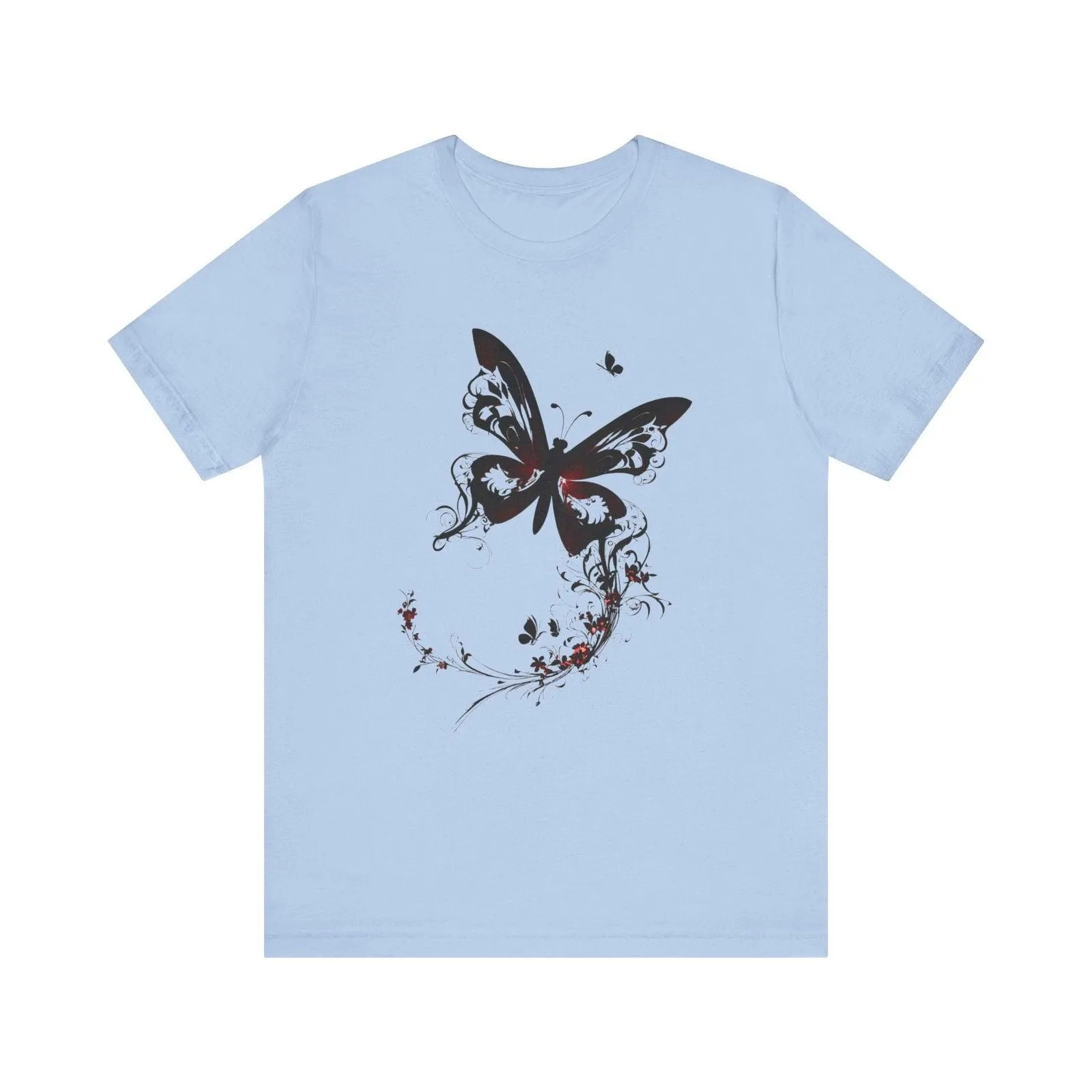 Flower Golden Butterfly Dreams T Shirt