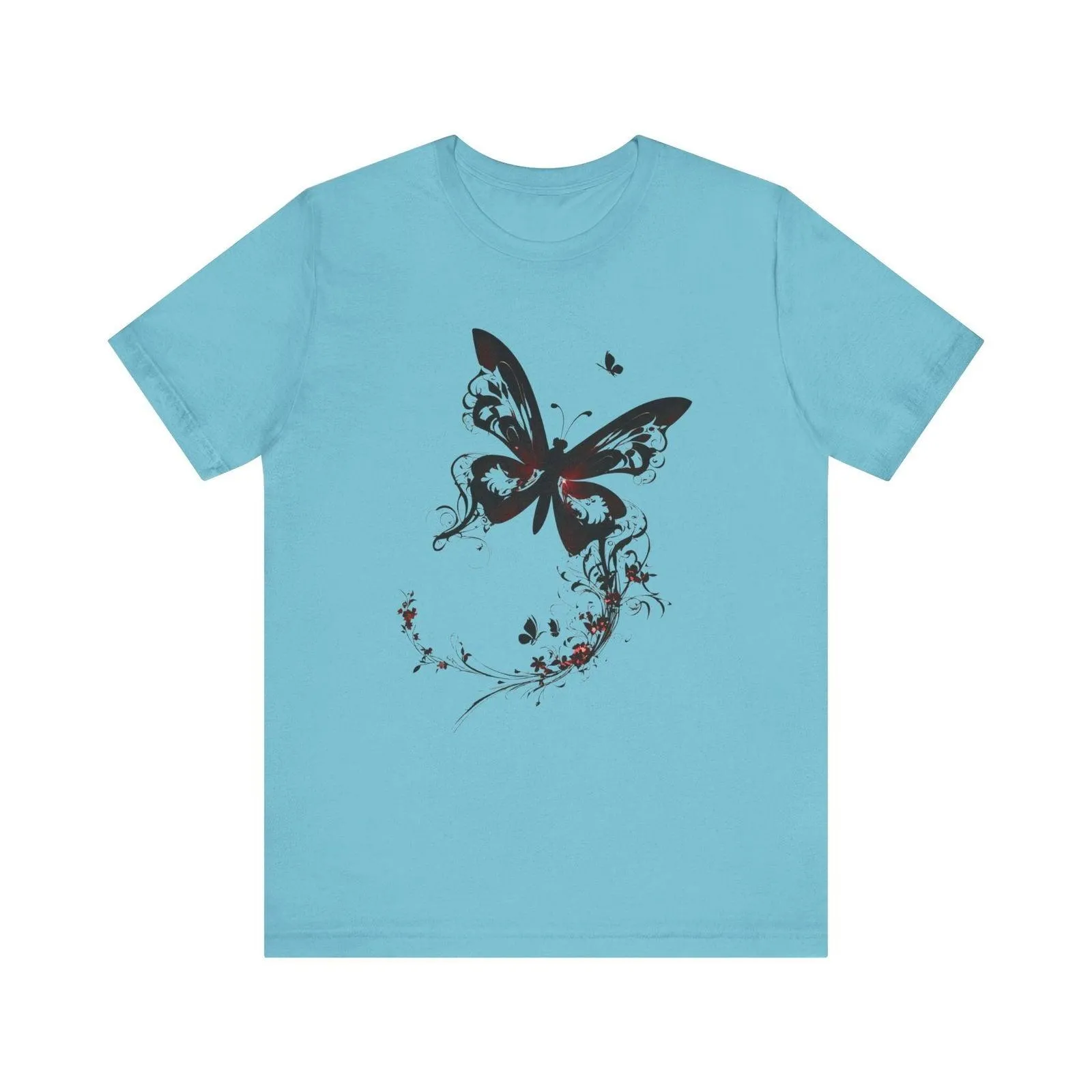 Flower Golden Butterfly Dreams T Shirt