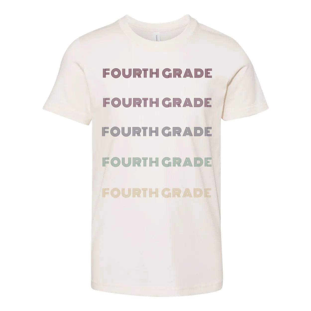 Fourth Grade YOUTH Retro Tee