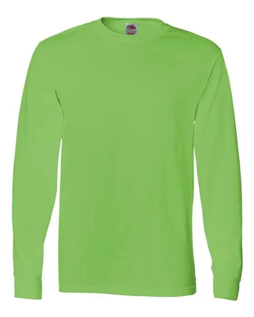 Fruit of the Loom Men's HD Cotton Long Sleeve T-Shirt