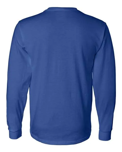 Fruit of the Loom Men's HD Cotton Long Sleeve T-Shirt