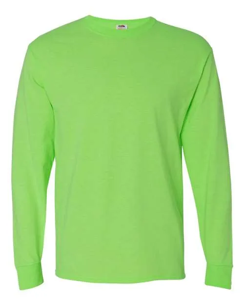 Fruit of the Loom Men's HD Cotton Long Sleeve T-Shirt