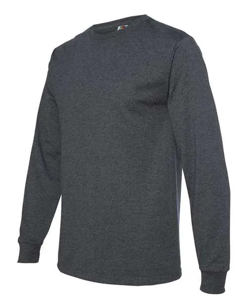 Fruit of the Loom Men's HD Cotton Long Sleeve T-Shirt