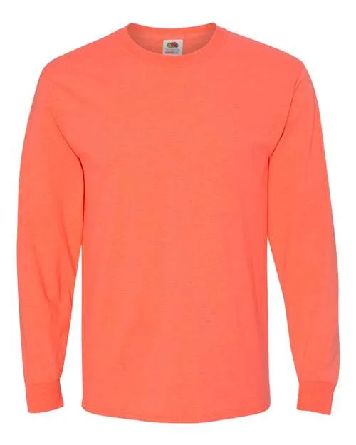 Fruit of the Loom Men's HD Cotton Long Sleeve T-Shirt