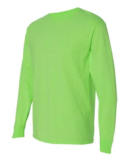 Fruit of the Loom Men's HD Cotton Long Sleeve T-Shirt