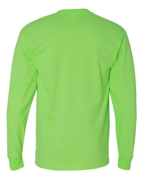 Fruit of the Loom Men's HD Cotton Long Sleeve T-Shirt