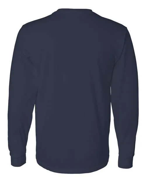 Fruit of the Loom Men's HD Cotton Long Sleeve T-Shirt