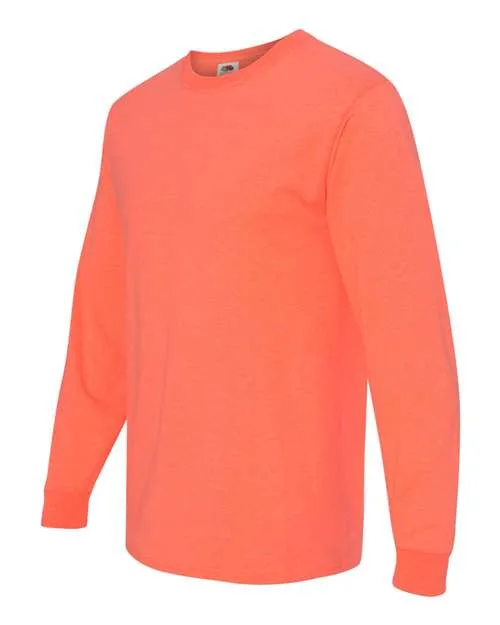 Fruit of the Loom Men's HD Cotton Long Sleeve T-Shirt