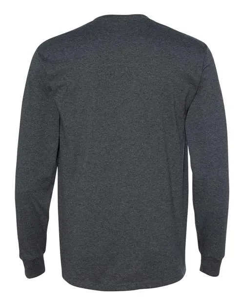 Fruit of the Loom Men's HD Cotton Long Sleeve T-Shirt