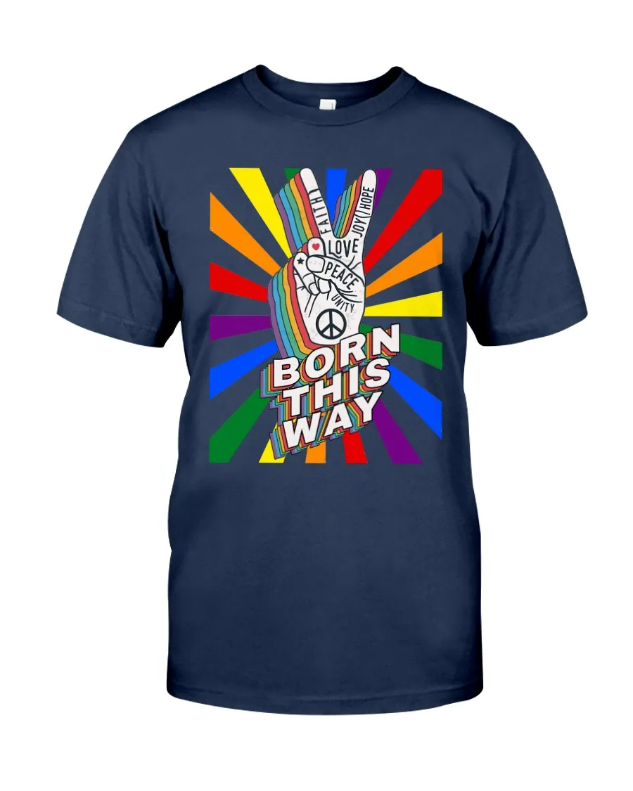 Gay Pride Wear, Lgbt Born This Way T-Shirt, Lesbian Pride, Pride Shirts