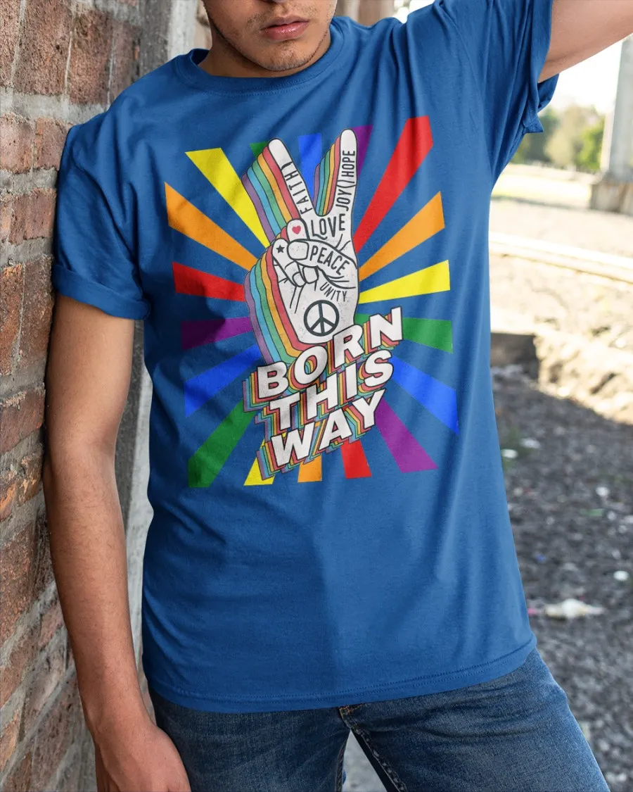 Gay Pride Wear, Lgbt Born This Way T-Shirt, Lesbian Pride, Pride Shirts