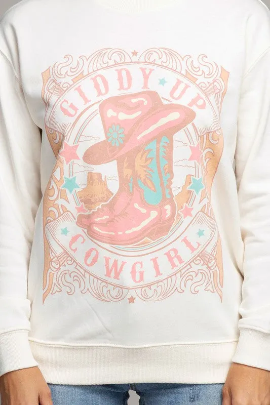 Giddy Up Cowgirl Sweatshirt