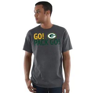 Green Bay Packers Safety Blitz Men's Heather Charcoal Shirt